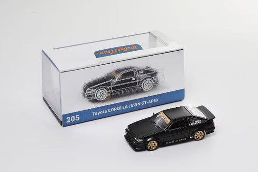 LL-046-205 DCT 1:64 Toyota Wide-Body AE86 Black (RHD)
