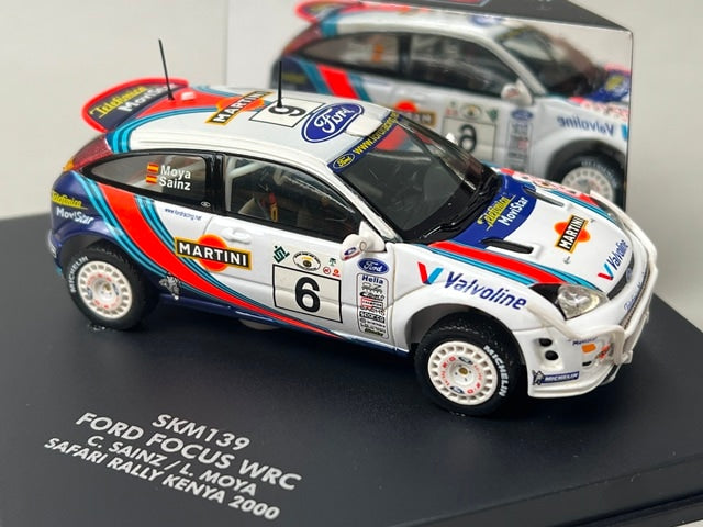 1:43 VITESSE SKM139 Ford Focus WRC SAFARI Rally Kenya 2000 #6 C. Sainz L. Moya model car