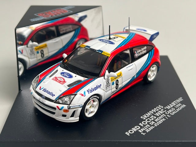 1:43 VITESSE SKM99035 Ford Focus WRC Martini MONTE CARLO Rally 1999 #8 S. Jean-Joseph F. Gallagher model car