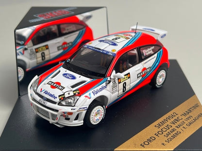 1:43 VITESSE SKM99062 Ford Focus WRC Martini SAFARI Rally 1999 #8 P. Solberg F. Gallagher model car