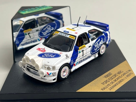 1:43 VITESSE V98097 Ford Escort WRC MONTE CARLO Rally 1998 #7 J. Kankkunen J. Lepo model car