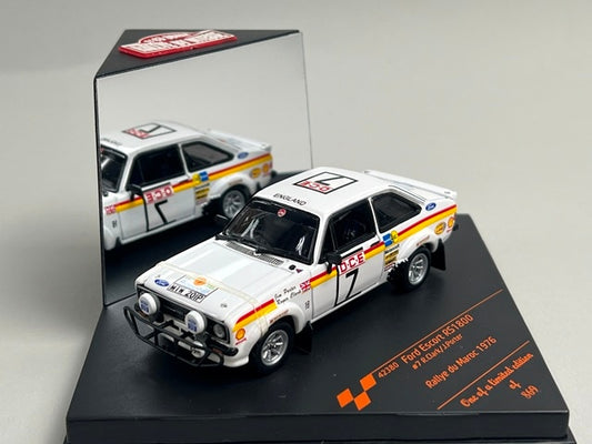 1:43 VITESSE 42380 Ford Escort RS1800 Maroc Rally 1976 #7 R. Clark J. Porter model car