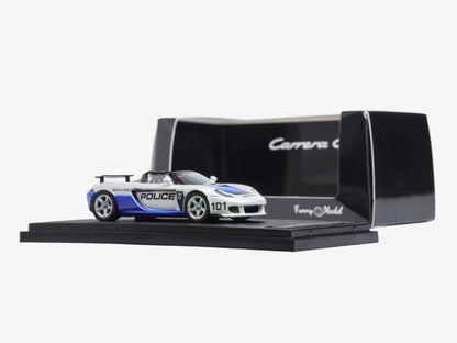 Funny Model 1:64 Carrera GT Police Car + Black Top High Tail