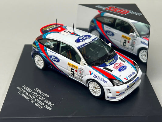 1:43 VITESSE SKM109 Ford Focus WRC MONTE CARLO Rally 2000 #5 C. McRae N. Grist model car