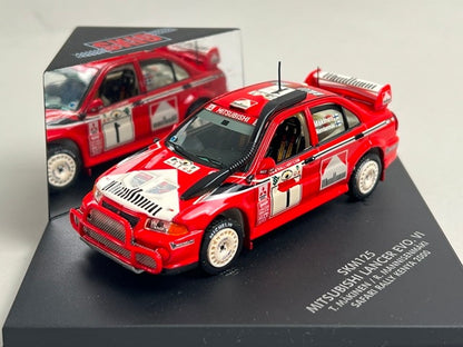 1:43 VITESSE SKM125 Mitsubishi Lancer EVO. VI SAFARI Rally Kenya 2000 #1 T. Makinen R. Mannistenmaki model car