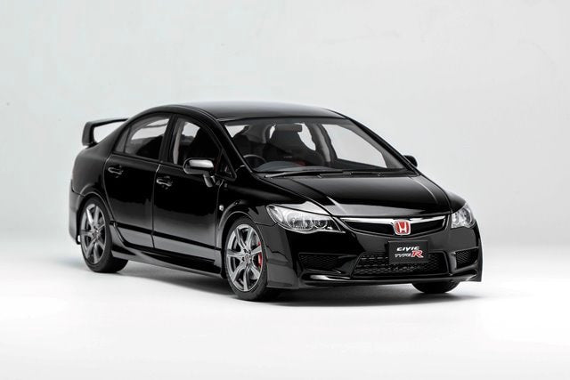 M85406 MOTORHELIX 1:18 Honda Civic Type R 2007 Facelift Crystal Black model car