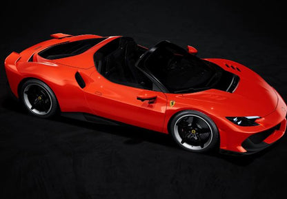 [ Pre-order ] BBRC324A BBR 1:43 Ferrari 296 Speciale A Rosso Dino showcar