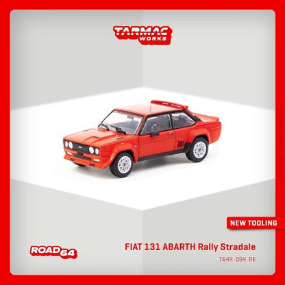 [ Pre-order ] T64R-094-RE Tarmac Works 1:64 FIAT 131 ABARTH Rally Stradale Red