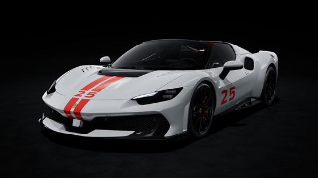 [ Pre-order ] LS565C LookSmart 1:43 Ferrari 296 Speciale A Bianco Artico with Livery