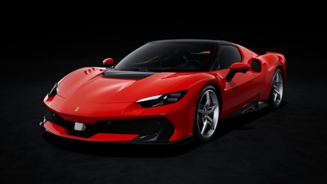 [ Pre-order ] FE048B MR 1:18 Ferrari 296 Speciale Rosso Corsa with Roof Nero DS