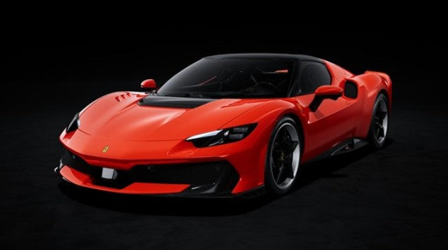 [ Pre-order ] LS564E LookSmart 1:43 Ferrari 296 Speciale Rosso Dino with Roof Nero DS