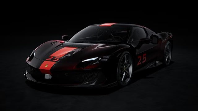 [ Pre-order ] LS564F LOOKSMART 1:43 Ferrari 296 Speciale Nero Purosangue with Livery