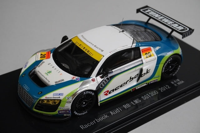 1:43 EBBRO 44756 Racerbook Audi R8 LMS SGT300 2012 #20 M. Kim Hideki Noda model car