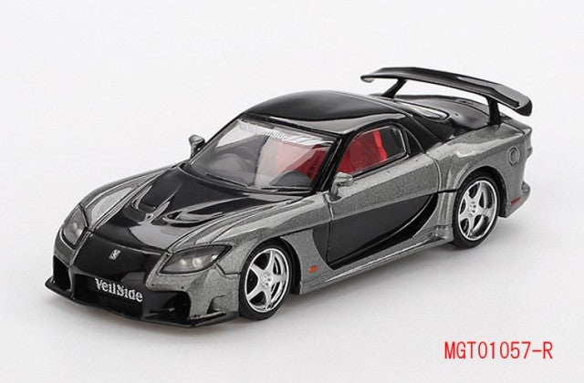 MGT01057-R TSM MINI-GT 1:64 Mazda RX-7 VeilSide Fortune Grey RHD model car