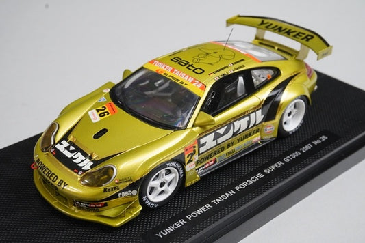 1:43 EBBRO 43965 YUNKER POWER TAISAN PORSCHE SUPER GT300 2007 #26 model car