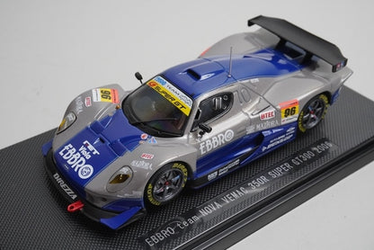 1:43 EBBRO 43810 Nova BeMac 350R Super GT300 2006 #96 Grey Blue model car