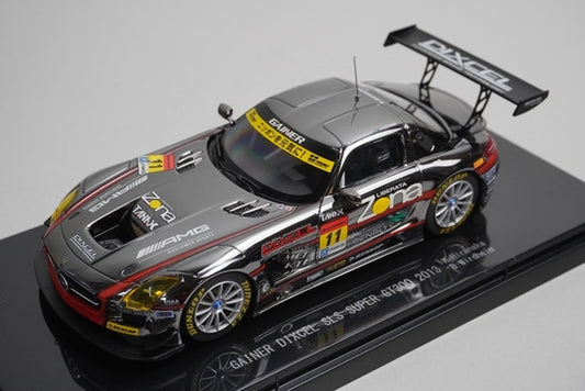 1:43 EBBRO 44929 Mercedes Gaynor Dixcel SLS Super GT300 2013 #11 model car