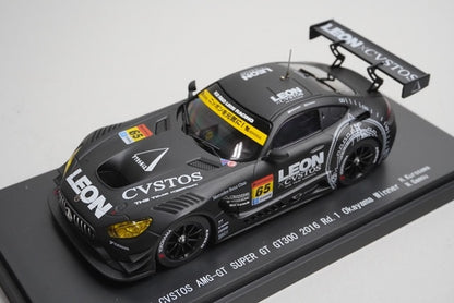 1:43 EBBRO 45408 Mercedes Leon Cvstos AMG-GT Super GT GT300 Rd.1 2016 #65 model car