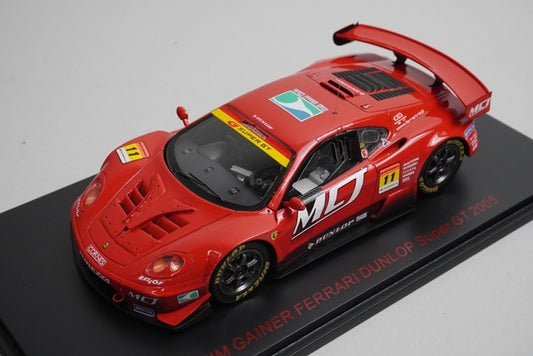 1:43 EBBRO 43744 Redline Ferrari Jim Gainer Dunlop Super GT 2005 #11 model car