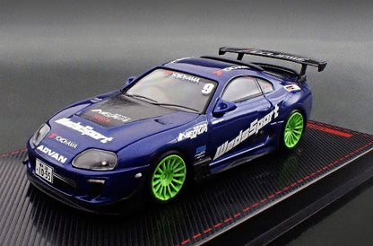 [ Pre-order ] IG3843 ignition model 1:64 Toyota Supra (JZA80) RZ Blue Metallic