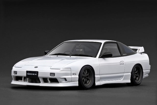 IG3760 ignition model 1:18 Nissan 180SX TYPE X (RPS13) White model car