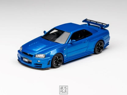 [ Pre-order ] Cars' Lounge 1:64 Nissan Skyline GT-R R34 NISMO Z-TUNE Bayside Blue