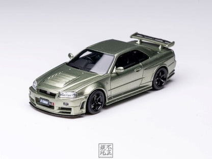 [ Pre-order ] Cars' Lounge 1:64 Nissan Skyline GT-R R34 NISMO Z-TUNE Millenium Jade
