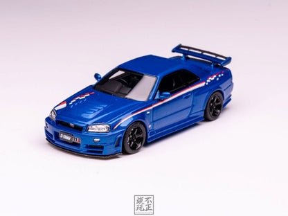 [ Pre-order ] Cars' Lounge 1:64 Nissan Skyline GT-R R34 NISMO Z-TUNE Nismo Edition Bayside Blue