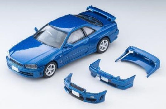 [ Pre-order ] LV-N353b TOMYTEC 1:64 Nissan Skyline 2-Door Sports Coupe 25GT TURBO with Optional Parts (Blue) 2000 Model 335306