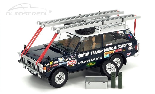 810109 Almost Real Model 1:18 Range Rover "The British Trans-Americas Expedition" Edition 1971-1972 (765K)
