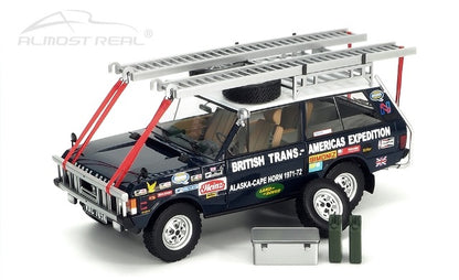 810109 Almost Real Model 1:18 Range Rover "The British Trans-Americas Expedition" Edition 1971-1972 (765K)