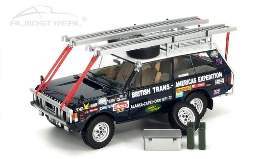 810109 Almost Real Model 1:18 Range Rover "The British Trans-Americas Expedition" Edition 1971-1972 (765K)