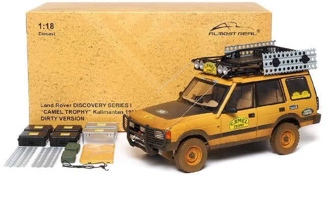 810411 Almost Real Model 1:18 Land Rover I-5 Door Camel Trophy Kalimantan 1996 Dirty Version