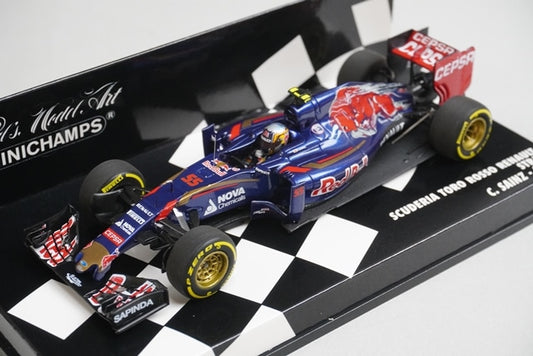 1:43 MINICHAMPS 417150055 Scuderia Toro Rosso Renault STR10 2015 #55 C.Sainz Jr. model car