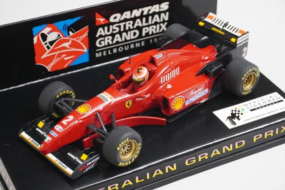 1:43 MINICHAMPS 433960002 Qantas Ferrari F310 Australian GP 1997 #2 E. Irvine model car