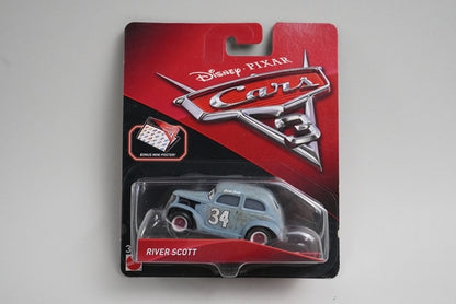 Mattel Cars 3 River Scott Blister Pack with Mini Poster model car