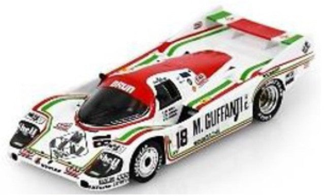 [ Pre-order ] S9867 Spark 1:43 Scale Porsche 956 #18 Le Mans 24H 1985 M. Sigala - O. Larrauri - G. Tarquini