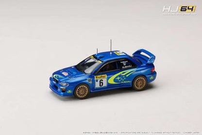 HJR645041B Hobby Japan 1:64 Subaru Impreza WRC 1999 #6 (Monte Carlo)