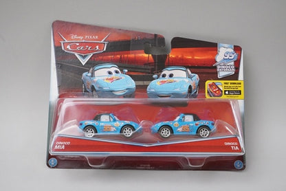 Mattel DKV58 Cars DINOCO Mia and Tia 2-Car Set Blister Pack model car