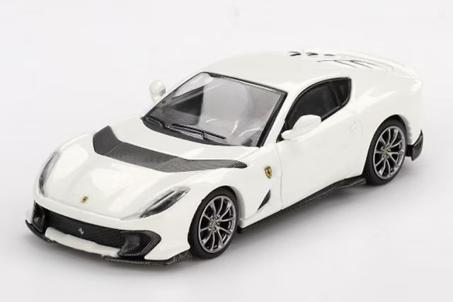 BBRFER64010 BBR 1:64 Ferrari 812 Competition Bianco Avus model car