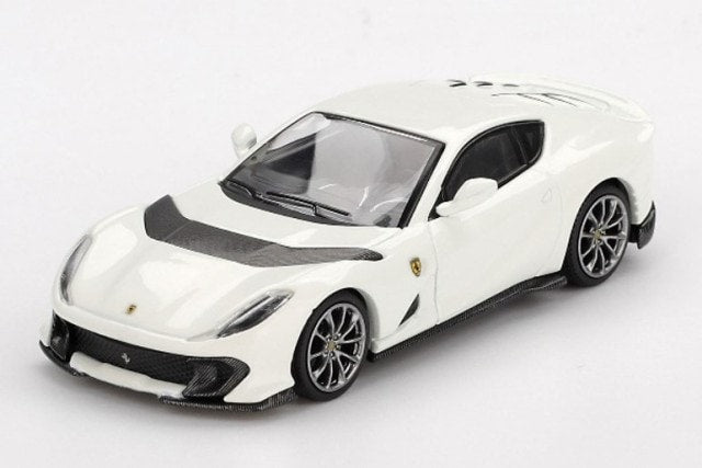 [ Pre-order ] BBRFER64010 BBR 1:64 Ferrari 812 Competition Bianco Avus
