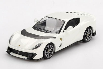 [ Pre-order ] BBRFER64010 BBR 1:64 Ferrari 812 Competition Bianco Avus