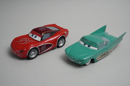Disney Store Cars Lightning McQueen and Flo 2-Car Set model car