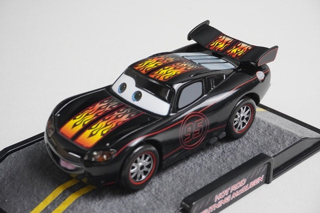 Disney Store Cars Hot Rod Lightning McQueen model car