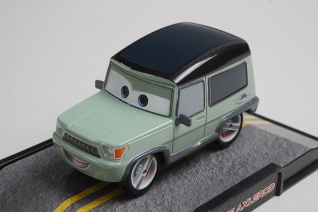 Disney Store Cars 2 Miles Axelrod model car