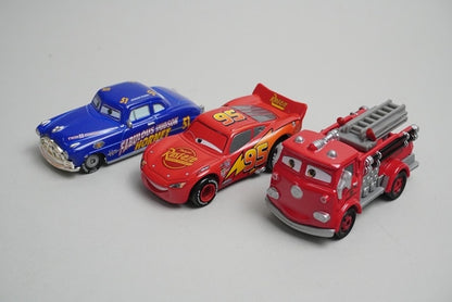 Tomica Cars Set #2 Doc Hudson McQueen Red 3-Car Set model car