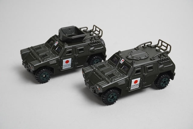 Tomica Self-Defense Force Light Armored Vehicle Set of 2 model car