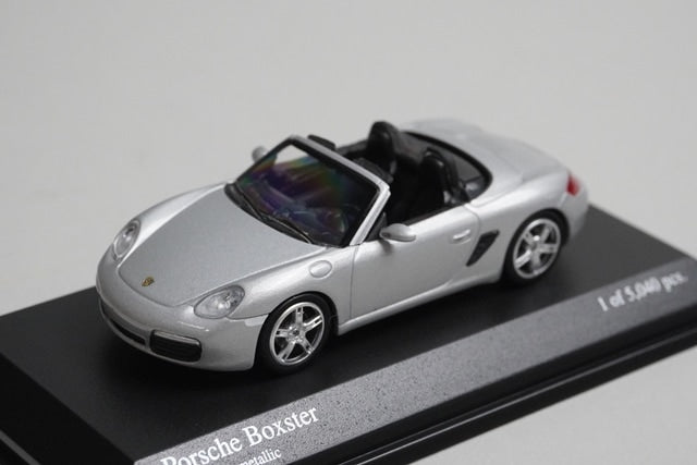 1:64 MINICHAMPS 640065630 Porsche Boxster Silver model car