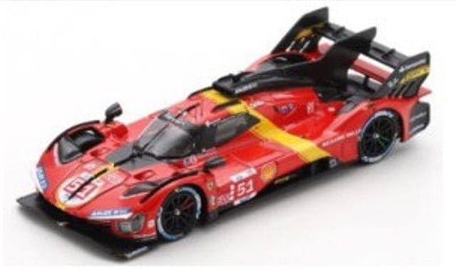 LS64001LM LookSmart 1:64 Scale Ferrari 499P AF CORSE Winner Le Mans 24H 2023 #51 A. Pierre Guidi J. Calado A. Giovinazzi
