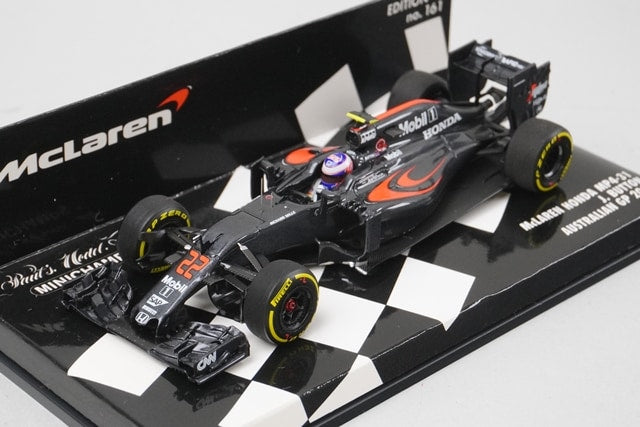 1:43 MINICHAMPS 537164322 McLaren Honda MP4-31 2016 #22 model car